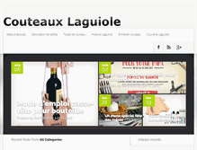 Tablet Screenshot of couteaux-laguiole.fr